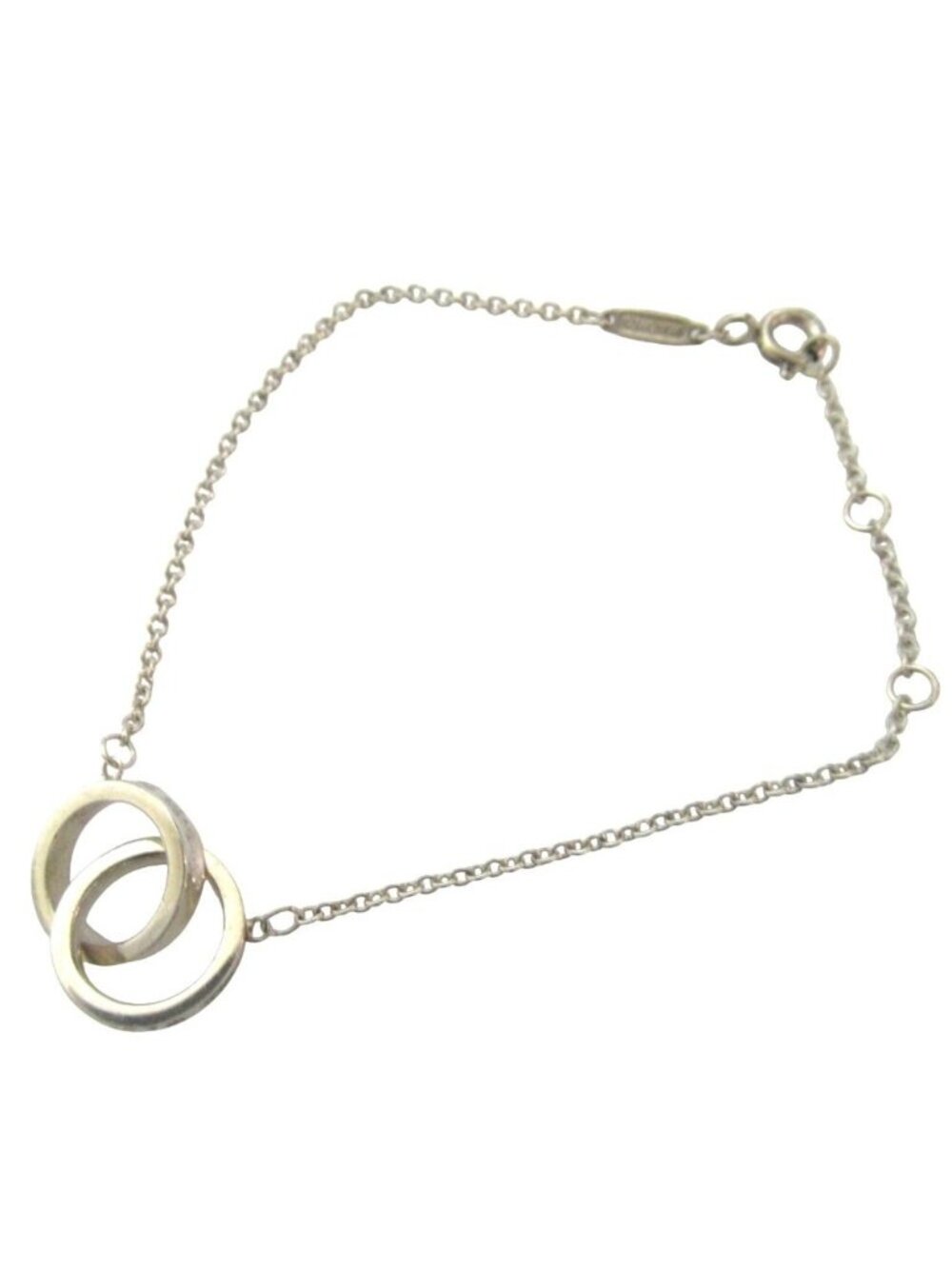 Tiffany & Co Interlocking Circle Bracelet 925 Sterling Silver